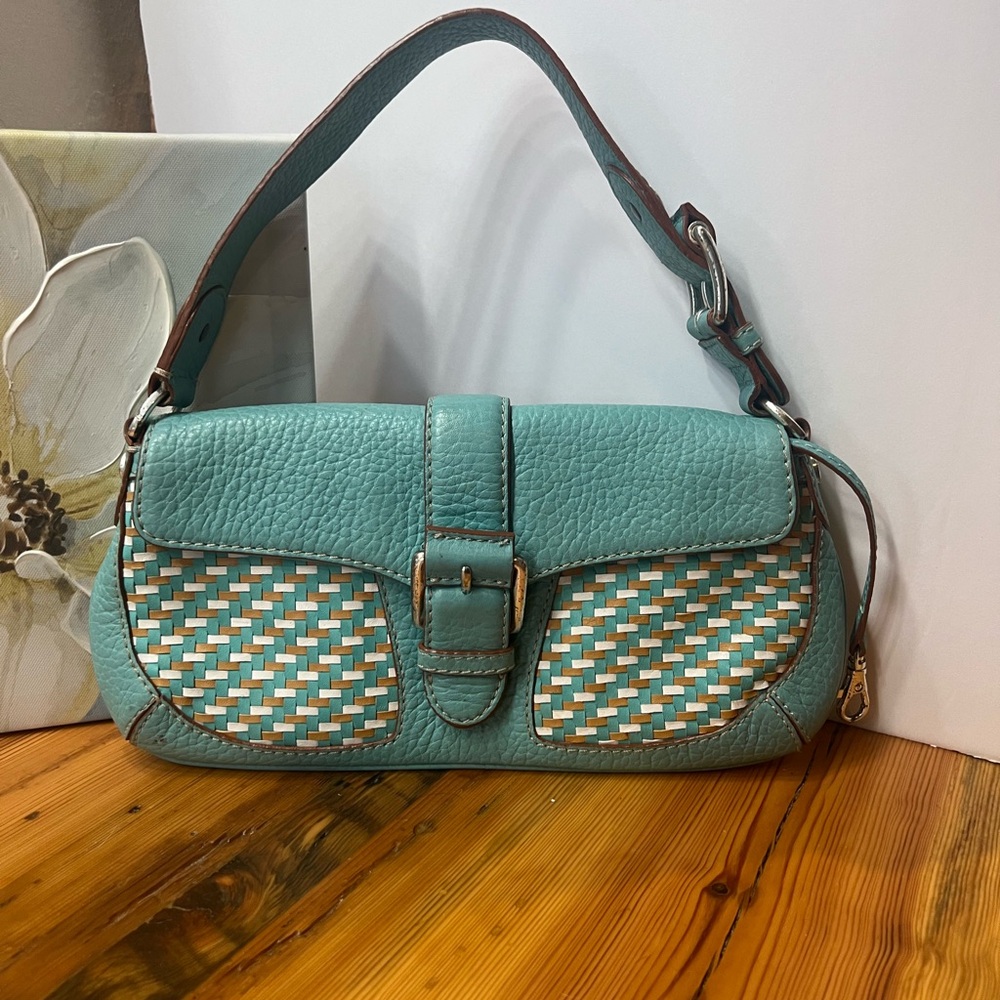 Michael kors  teal/turquoise shoulder bag - Picture 11 of 15